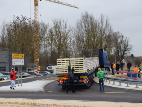 20160212 Testfahrt Laugnakreuzung