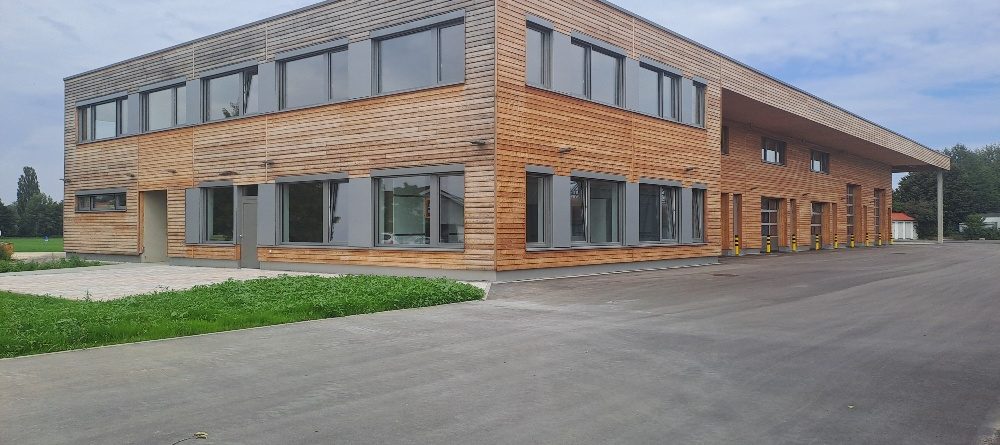 Aussenansicht des neuen Betriebshofes
