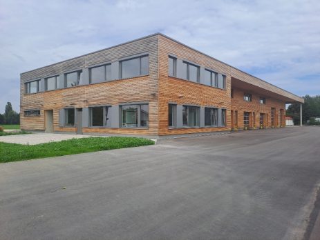 Aussenansicht des neuen Betriebshofes